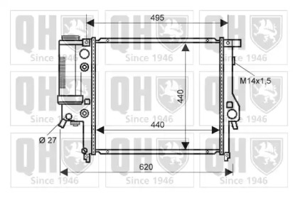 Теплообменник QUINTON HAZELL QER2126