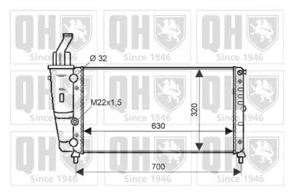 Теплообменник QUINTON HAZELL QER2140