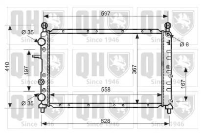 Теплообменник QUINTON HAZELL QER2143