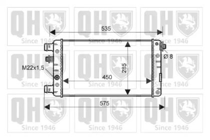 Теплообменник QUINTON HAZELL QER2145