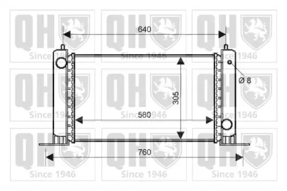 Теплообменник QUINTON HAZELL QER2150