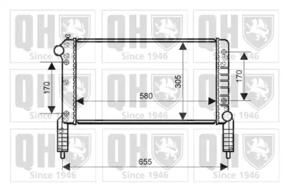 Теплообменник QUINTON HAZELL QER2152