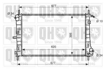 Радиатор, охлаждение двигателя QUINTON HAZELL QER2175