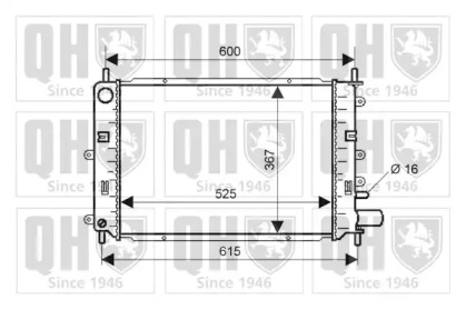 Теплообменник QUINTON HAZELL QER2183