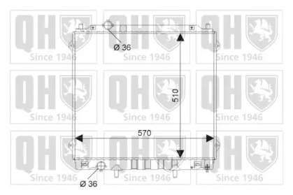 Радиатор, охлаждение двигателя QUINTON HAZELL QER2196