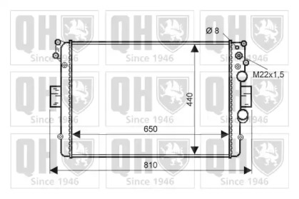 Теплообменник QUINTON HAZELL QER2206