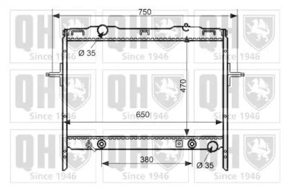 Теплообменник QUINTON HAZELL QER2208