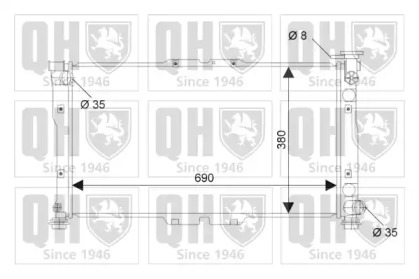 Теплообменник QUINTON HAZELL QER2212