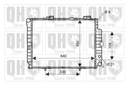 Теплообменник QUINTON HAZELL QER2246