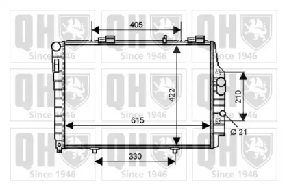 Теплообменник QUINTON HAZELL QER2250