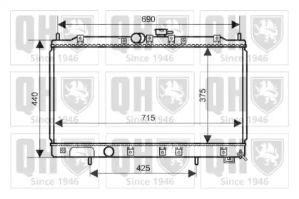 Теплообменник QUINTON HAZELL QER2255