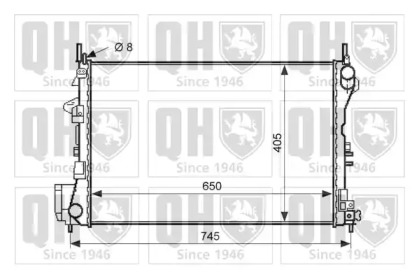 Теплообменник QUINTON HAZELL QER2270