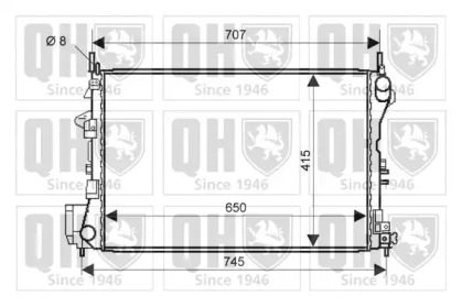 Теплообменник QUINTON HAZELL QER2271