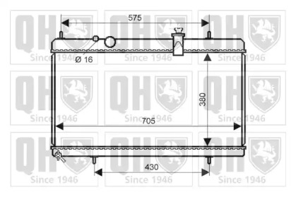 Теплообменник QUINTON HAZELL QER2280