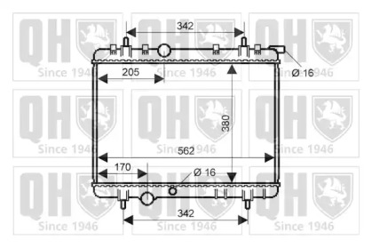 Теплообменник QUINTON HAZELL QER2286