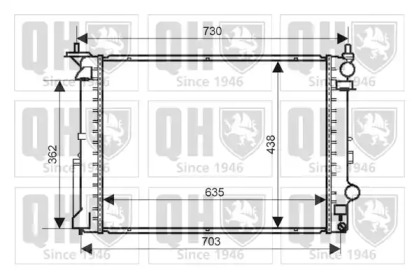 Теплообменник QUINTON HAZELL QER2295