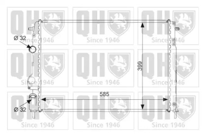 Теплообменник QUINTON HAZELL QER2296