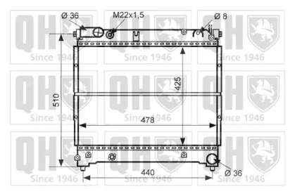 Теплообменник QUINTON HAZELL QER2311