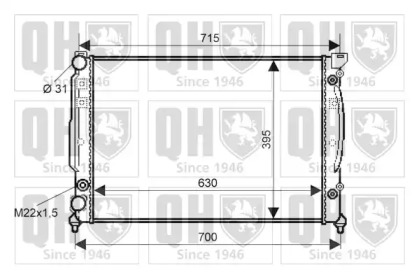 Теплообменник QUINTON HAZELL QER2333