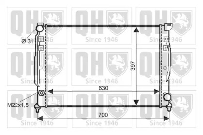 Теплообменник QUINTON HAZELL QER2334