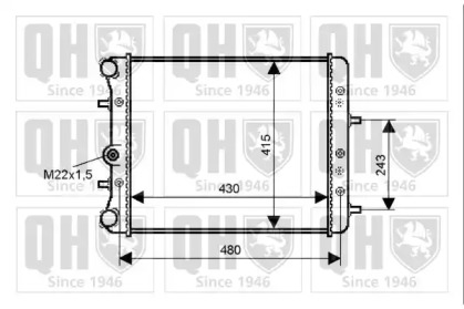 Теплообменник QUINTON HAZELL QER2341