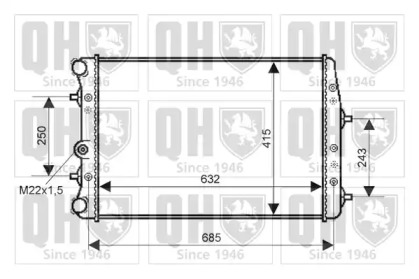 Теплообменник QUINTON HAZELL QER2343