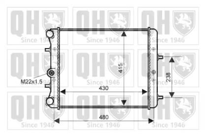 Теплообменник QUINTON HAZELL QER2344