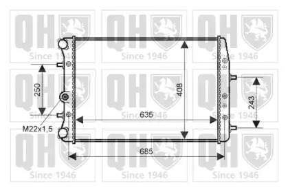 Теплообменник QUINTON HAZELL QER2345