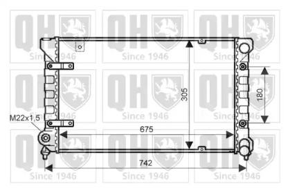 Теплообменник QUINTON HAZELL QER2346