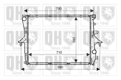 Теплообменник QUINTON HAZELL QER2355