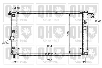 Теплообменник QUINTON HAZELL QER2379