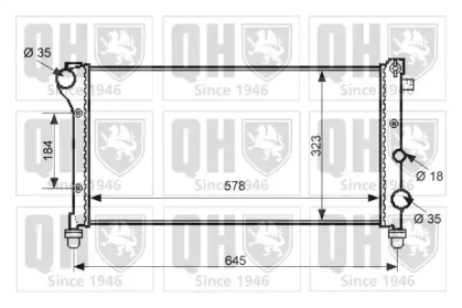 Теплообменник QUINTON HAZELL QER2384