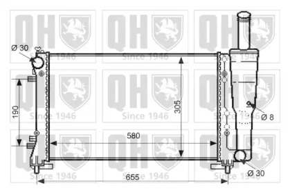 Теплообменник QUINTON HAZELL QER2385