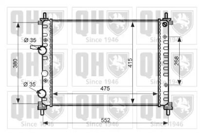 Теплообменник QUINTON HAZELL QER2392