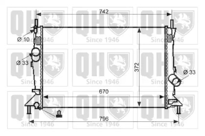 Теплообменник QUINTON HAZELL QER2401