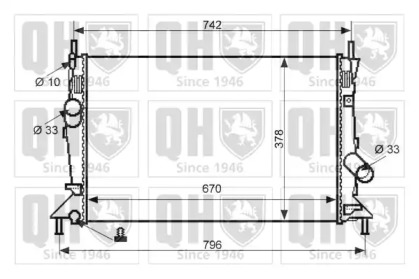 Теплообменник QUINTON HAZELL QER2402