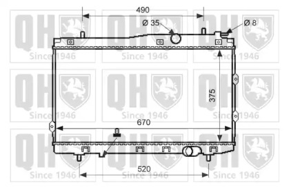 Теплообменник QUINTON HAZELL QER2420