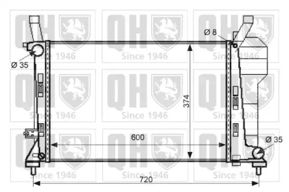 Теплообменник QUINTON HAZELL QER2428