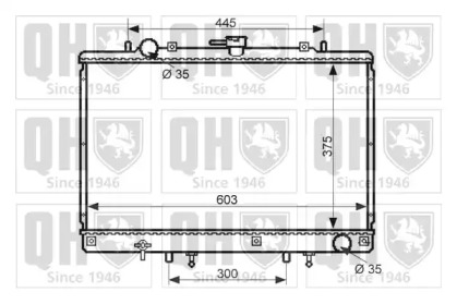 Теплообменник QUINTON HAZELL QER2436