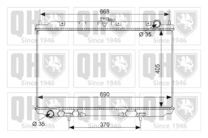 Теплообменник QUINTON HAZELL QER2444