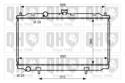 Теплообменник QUINTON HAZELL QER2446