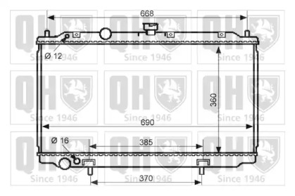 Теплообменник QUINTON HAZELL QER2449