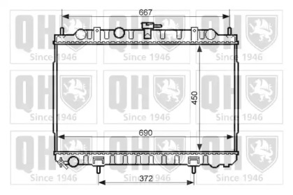 Теплообменник QUINTON HAZELL QER2450