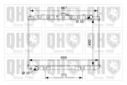 Теплообменник QUINTON HAZELL QER2452