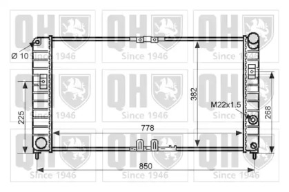 Теплообменник QUINTON HAZELL QER2457