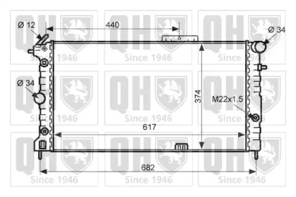 Теплообменник QUINTON HAZELL QER2474