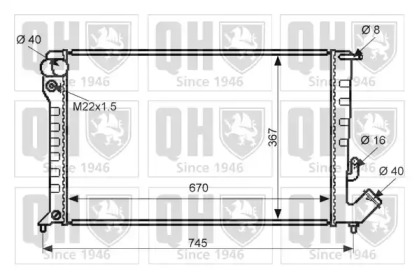 Теплообменник QUINTON HAZELL QER2475