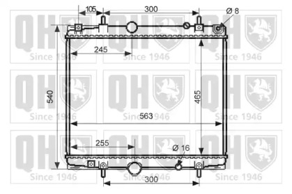 Теплообменник QUINTON HAZELL QER2486