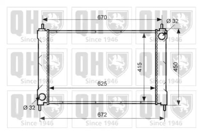 Теплообменник QUINTON HAZELL QER2495