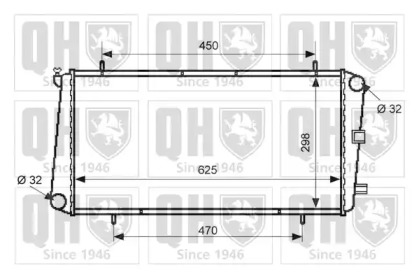 Теплообменник QUINTON HAZELL QER2497